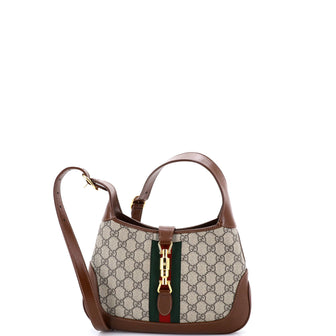 Gucci Jackie 1961 Hobo GG Coated Canvas Small