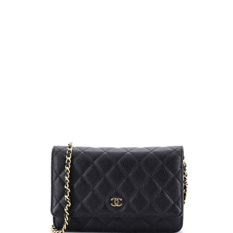 Chanel Wallet on Chain Quilted Caviar