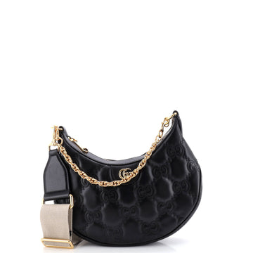 Gucci Half Moon Hobo GG Matelasse Leather Small