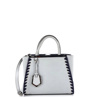 Fendi 2Jours Bag Whipstitch Leather Petite