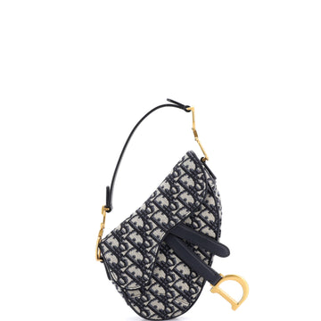 Christian Dior Saddle Handbag Oblique Canvas Mini