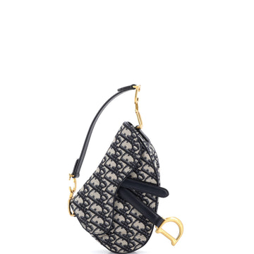 Christian Dior Saddle Handbag Oblique Canvas Mini