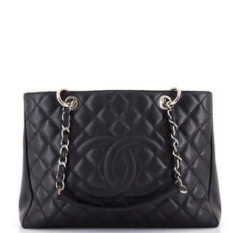 Chanel Grand Shopping Tote Quilted Caviar XL