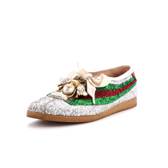 Gucci Women's Falacer Sneakers Embellished Glitter
