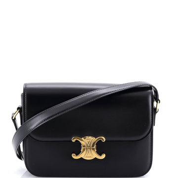 Celine Triomphe Shoulder Bag Smooth Calfskin Medium