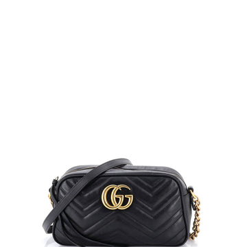 Gucci GG Marmont Shoulder Bag Matelasse Leather Small