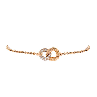David Yurman Belmont Single Station Bracelet 18K Yellow Gold with Diamonds