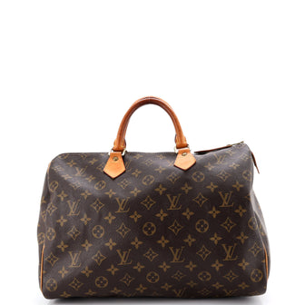 Louis Vuitton Speedy Handbag Monogram Canvas 35