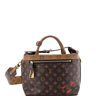 Louis Vuitton City Cruiser Handbag Reverse Monogram Canvas PM
