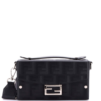 Fendi Baguette Soft Trunk Bag Zucca Leather
