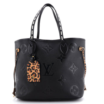 Louis Vuitton Neverfull NM Tote Wild at Heart Monogram Empreinte Giant MM