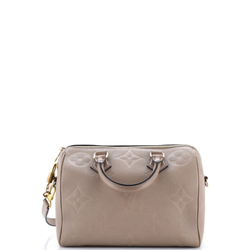 Louis Vuitton Speedy Bandouliere Bag Monogram Empreinte Giant 25