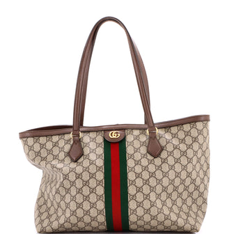Gucci Ophidia Shopping Tote GG Coated Canvas Medium