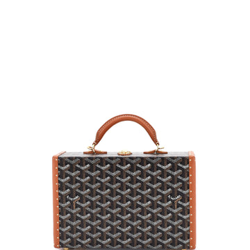 Goyard Grand Hotel Trunk Bag Coated Canvas PM