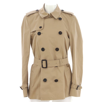 Burberry Women's Kensington Short Trench Coat Cotton