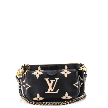 Louis Vuitton Multi Pochette Accessoires Bicolor Monogram Empreinte Giant