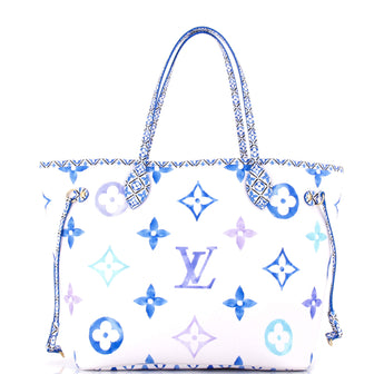 Louis Vuitton Neverfull NM Tote By The Pool Monogram Watercolor Giant MM