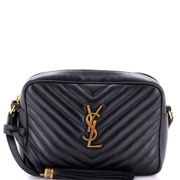 Saint Laurent Lou Camera Bag Matelasse Chevron Leather Small