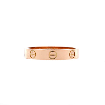 Cartier Love Wedding Band Ring 18K Rose Gold