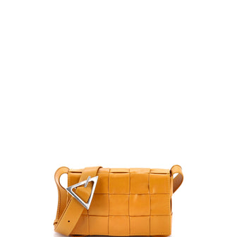 Bottega Veneta Cassette Crossbody Bag Maxi Intrecciato Leather Mini