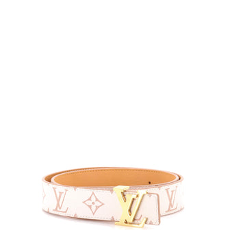 Louis Vuitton LV Initiales Belt Monogram Dune Canvas Medium