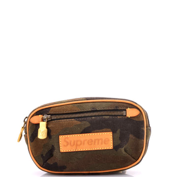 Louis Vuitton Bum Bag Limited Edition Supreme Camouflage Canvas