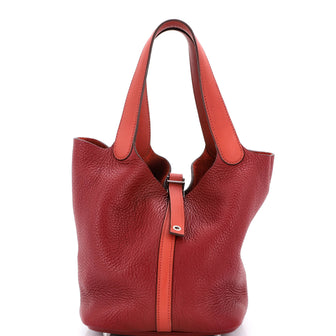 Hermes Picotin Lock Bag Bicolor Clemence MM