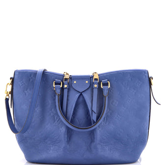 Louis Vuitton Mazarine Handbag Monogram Empreinte Leather MM