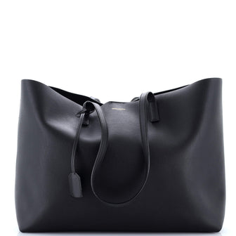 Saint Laurent Shopper Tote Leather Large