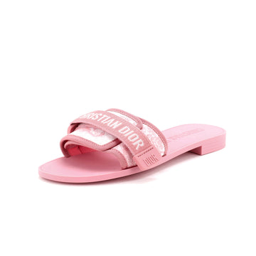 Christian Dior Women's Dio(r)evolution Slide Sandals Technical Fabric