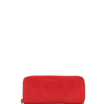 Louis Vuitton Clemence Wallet Monogram Empreinte Leather