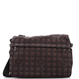 Chanel Travel Line Messenger Bag Nylon Large