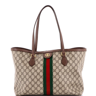 Gucci Ophidia Shopping Tote GG Coated Canvas Medium