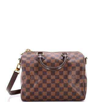 Louis Vuitton Speedy Bandouliere Bag Damier 25