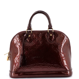 Louis Vuitton Alma Handbag Monogram Vernis MM