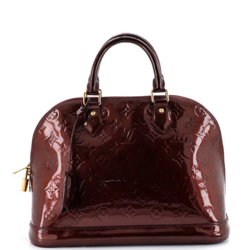 Louis Vuitton Alma Handbag Monogram Vernis MM
