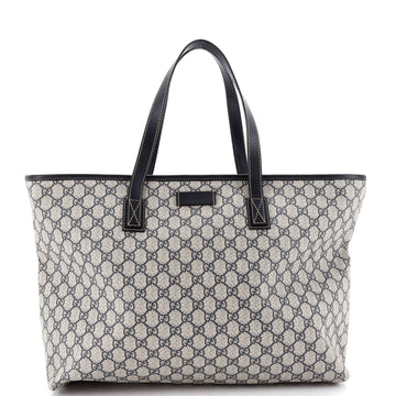 Gucci Plus Tote GG Coated Canvas with Leather Large