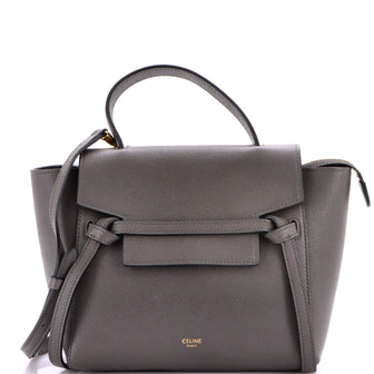 Celine Belt Bag Textured Leather Nano