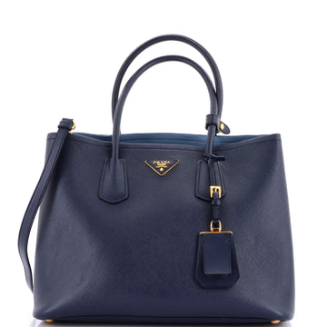 Prada Cuir Double Tote Saffiano Leather Medium