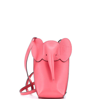 Loewe Elephant Pocket Crossbody Bag Leather