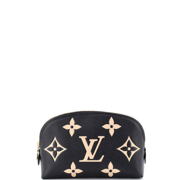 Louis Vuitton Cosmetic Pouch Bicolor Monogram Empreinte Giant