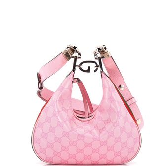 Gucci Attache Shoulder Bag GG Coated Canvas Small