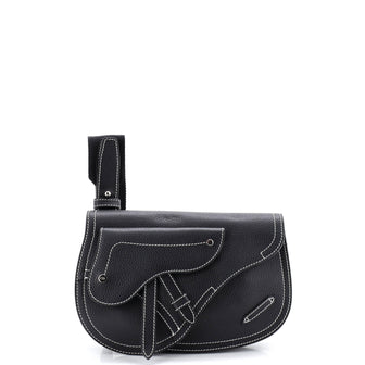 Christian Dior Saddle Messenger Pouch Leather