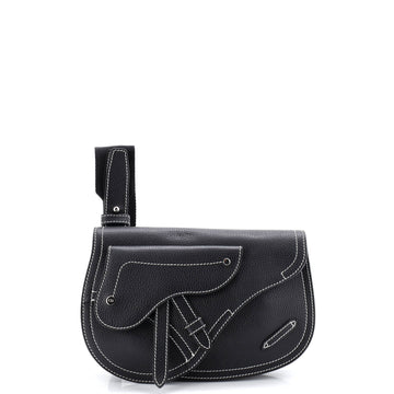 Christian Dior Saddle Messenger Pouch Leather
