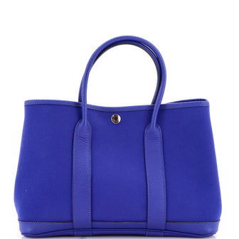 Hermes Garden Party Tote Toile and Leather 30