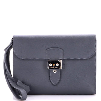 Hermes Sac a Depeches Wristlet Pouch Epsom 24