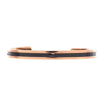 Bvlgari B.Zero1 Cuff Bracelet 18K Rose Gold and Stainless Steel