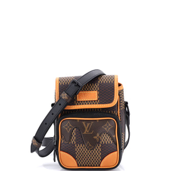 Louis Vuitton Nigo Amazone Messenger Bag Limited Edition Giant Damier and Monogram Canvas Nano