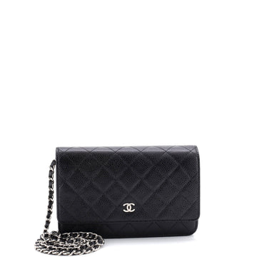 Chanel Wallet on Chain Quilted Caviar