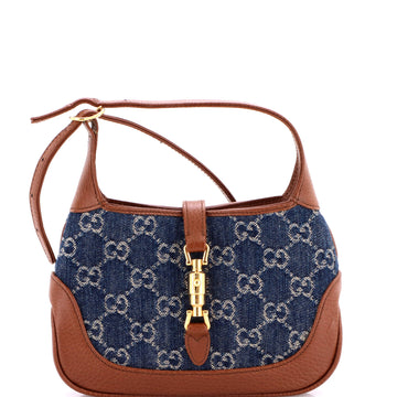 Gucci Jackie 1961 Hobo GG Denim Mini